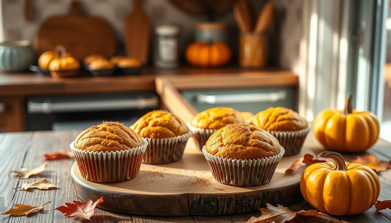 Easy Pumpkin Banana Muffins Made from Scratch