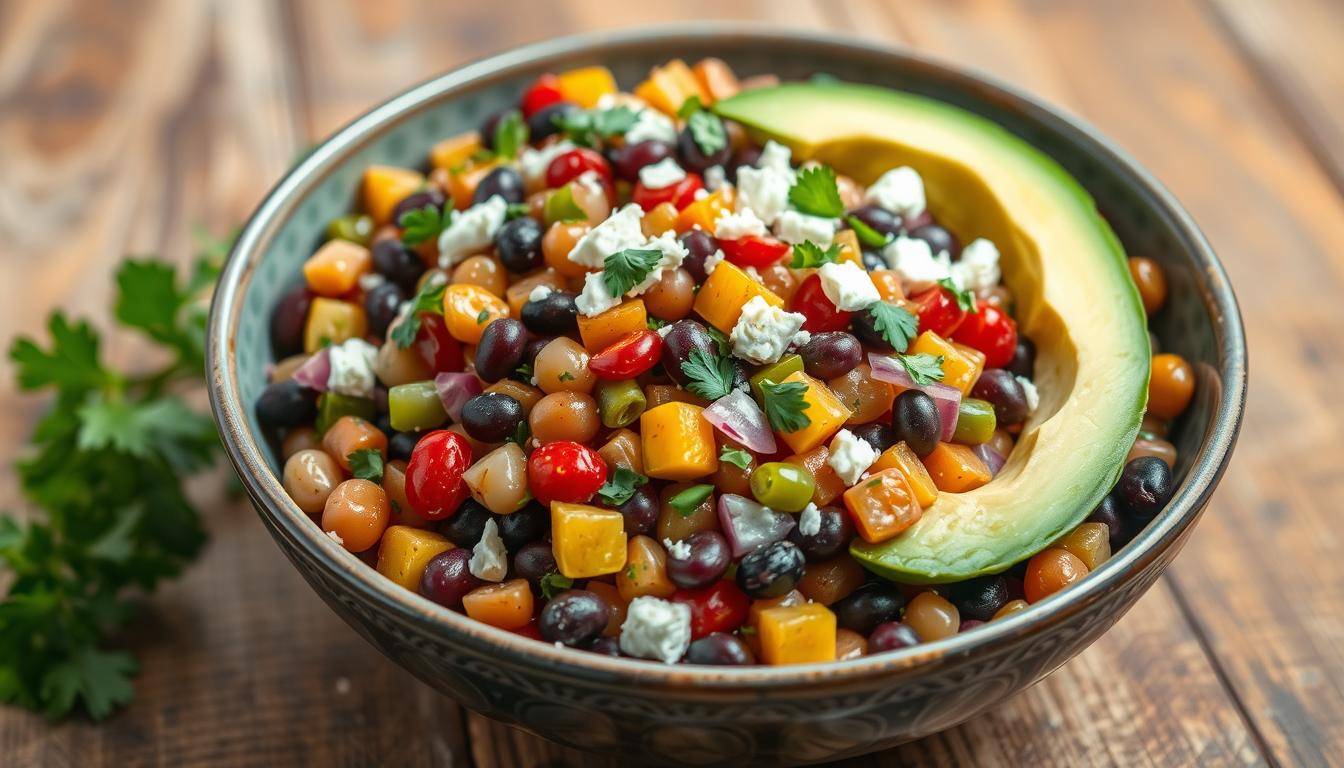 dense bean salad