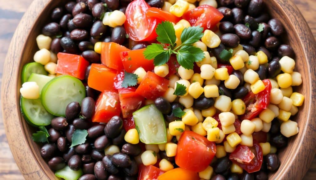 fiber-rich salad ingredients