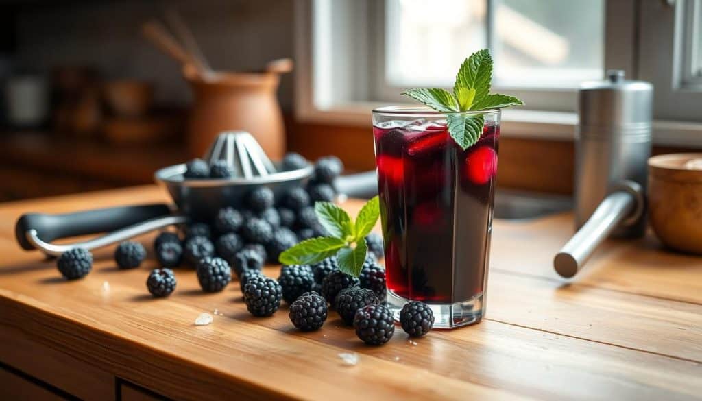 homemade blackberry juice