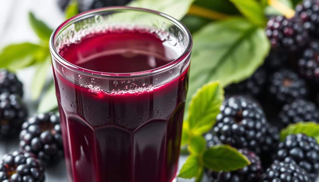 pure blackberry juice