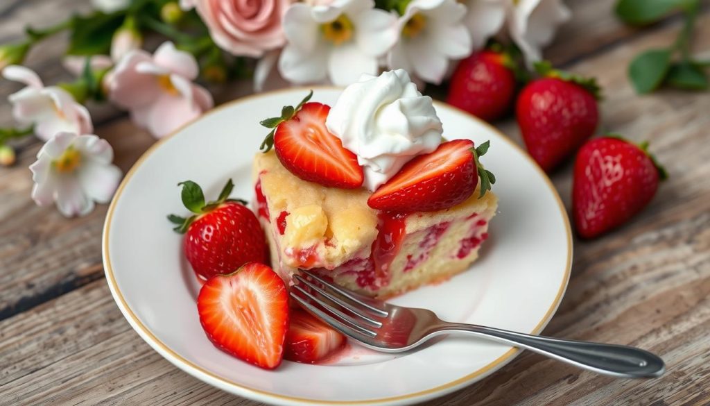serving suggestions for strawberry dump cheesecake
