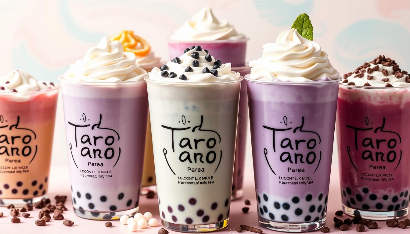 taro milk tea varieties
