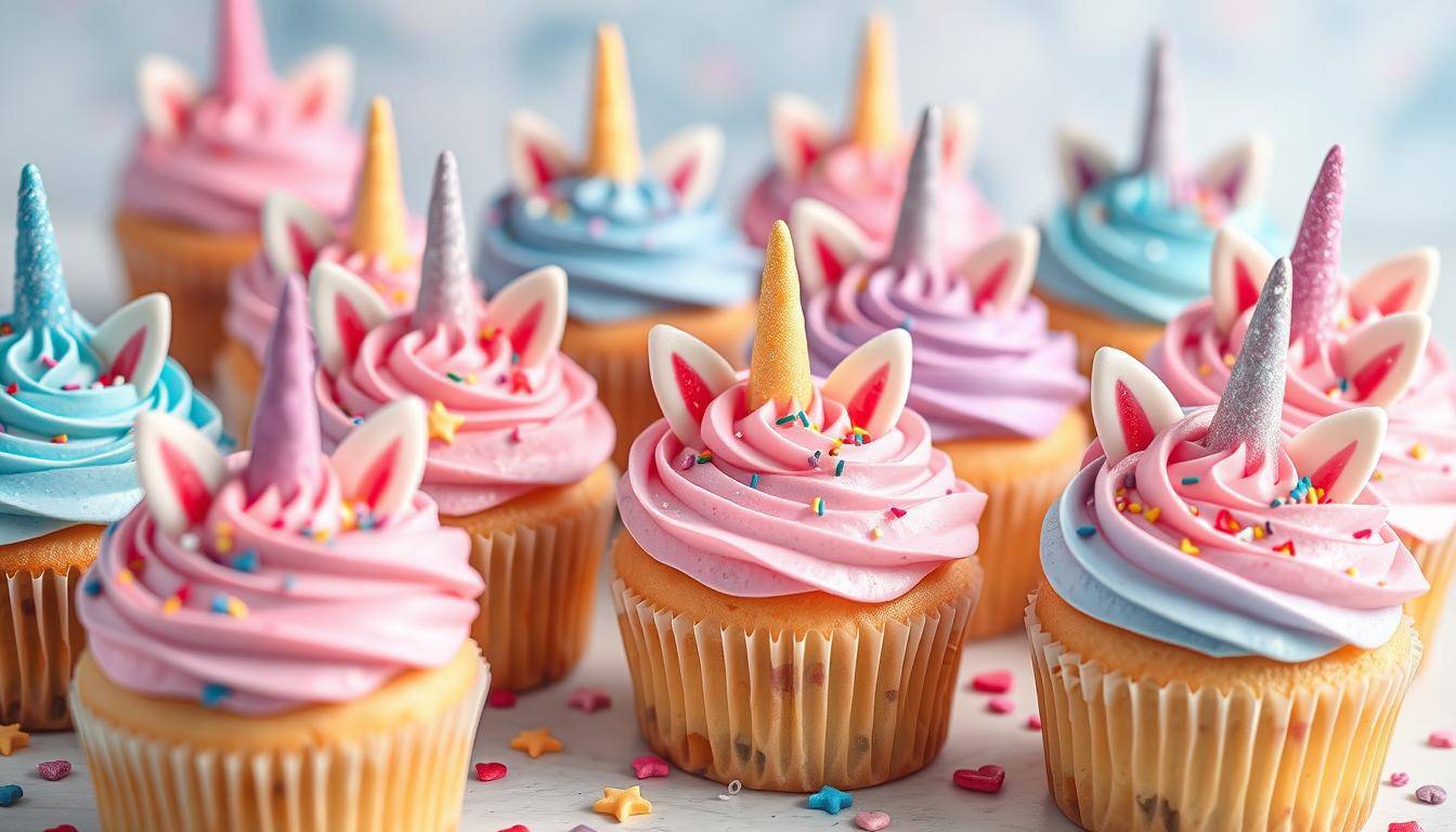 unicorn cupcakes