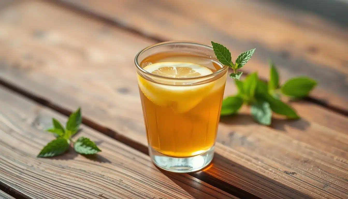 white tea shot